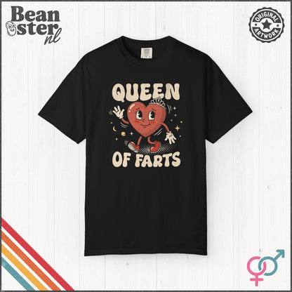 Queen Of Farts Funny T-Shirt | Gen Z Humor Tee