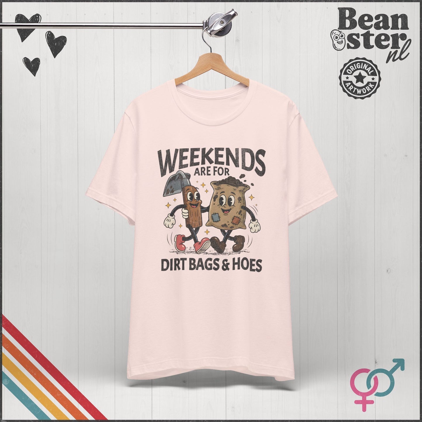 Hoes And Dirt Bags Graphic Tee – Funny Adult Humor Shirt