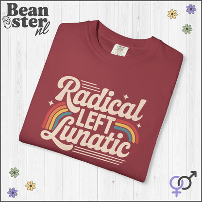 Radical Left Lunatic Retro Rainbow Shirt