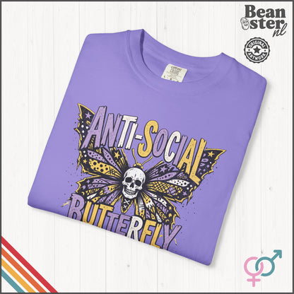 Anti Social Butterfly T-Shirt | Funny Introvert Tee
