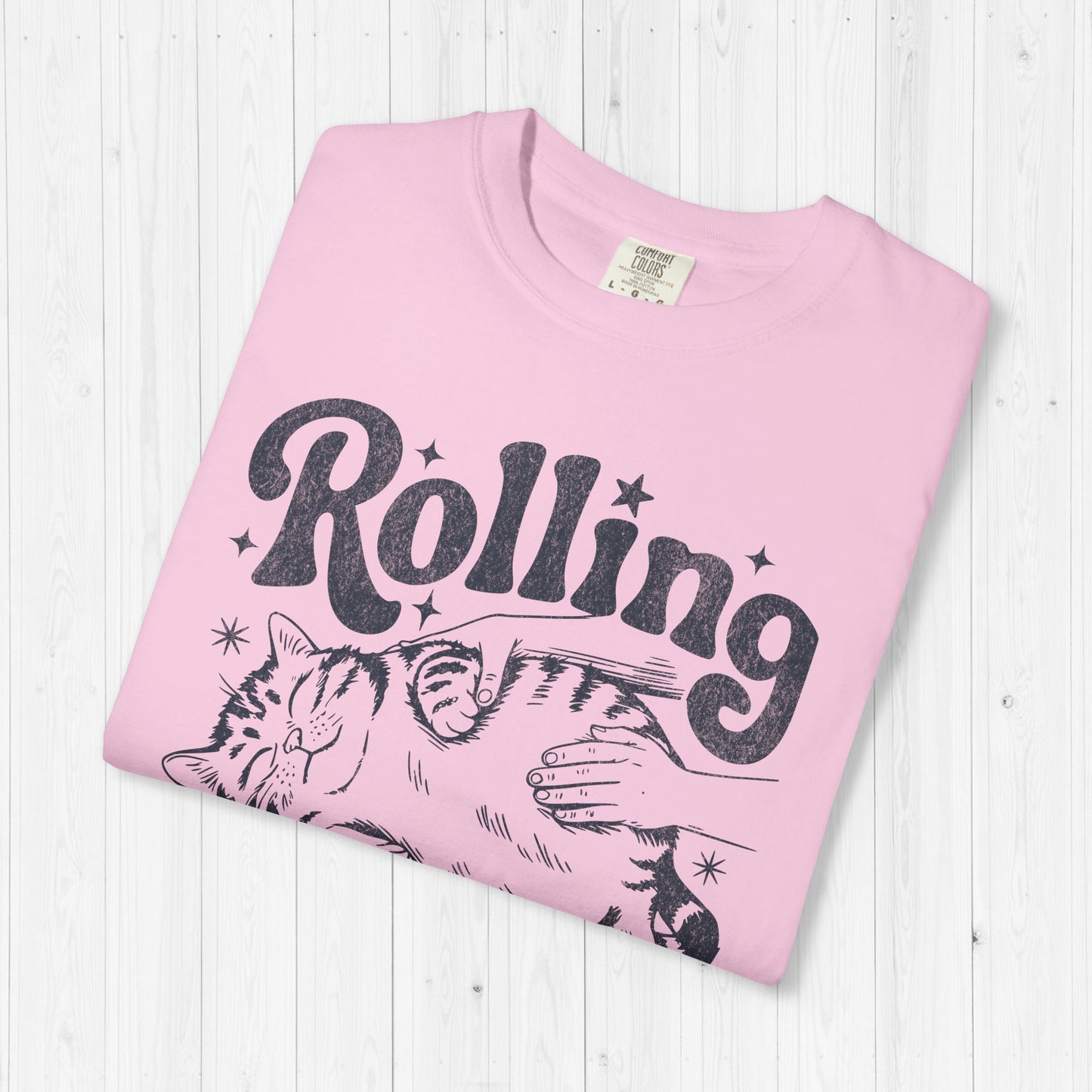 Rolling Fatties Cat Shirt Funny Cannabis Tee