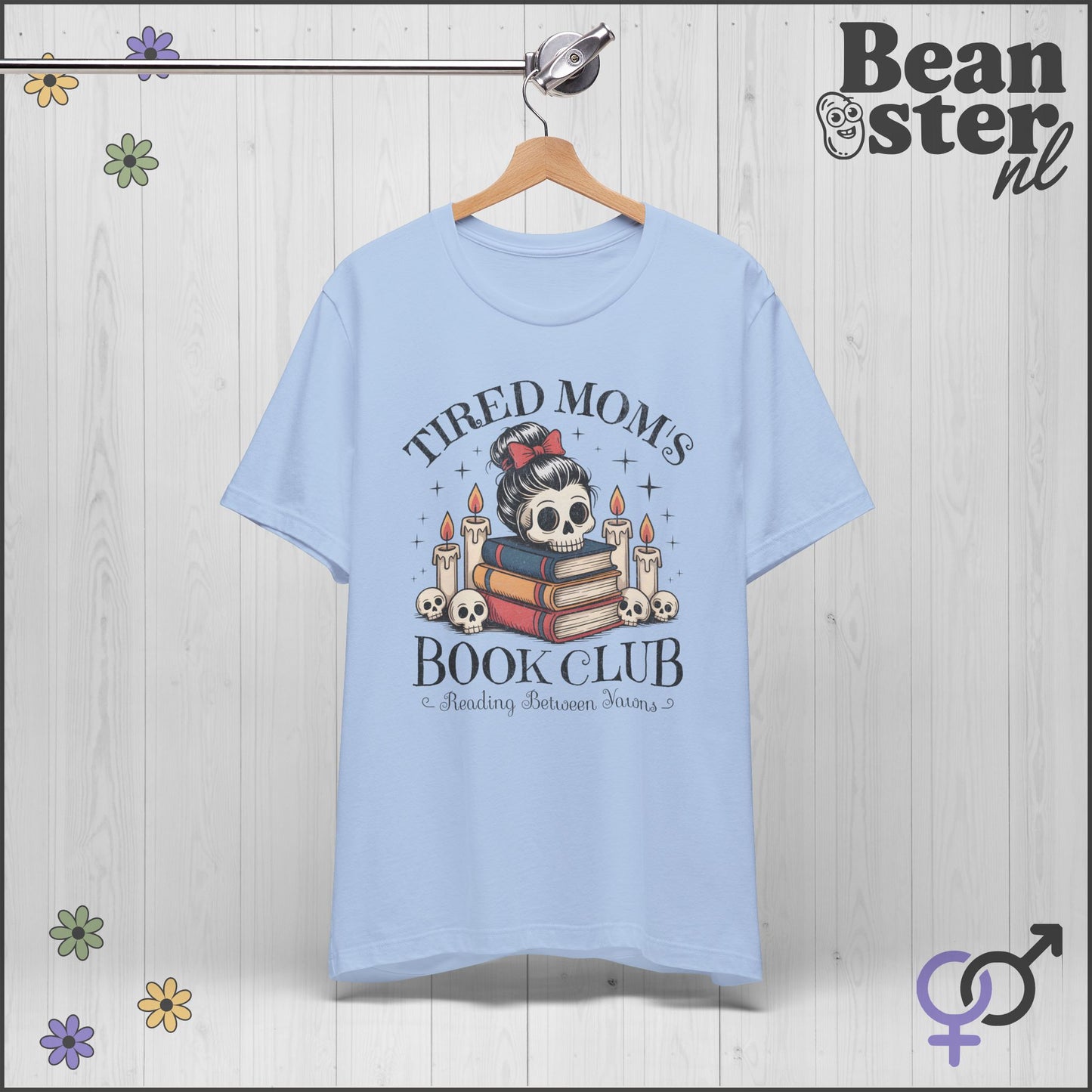Tired Mom's Book Club Shirt – Funny Literary Mom Tee