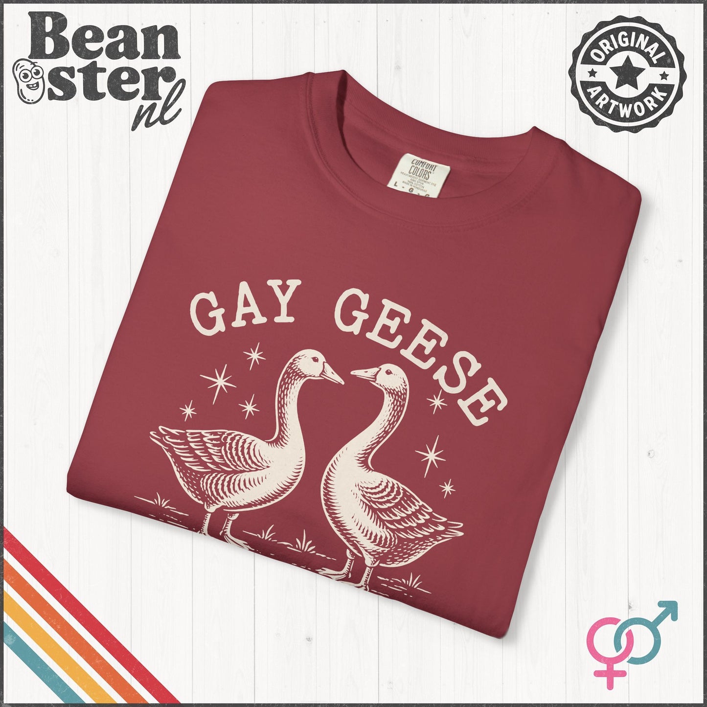 Gay Geese Funny Pride Shirt – Trendy LGBTQ Meme Tee