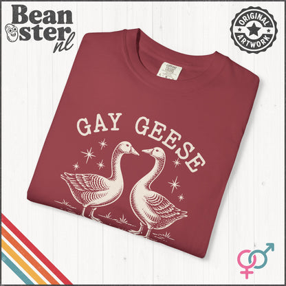 Gay Geese Funny Pride Shirt – Trendy LGBTQ Meme Tee