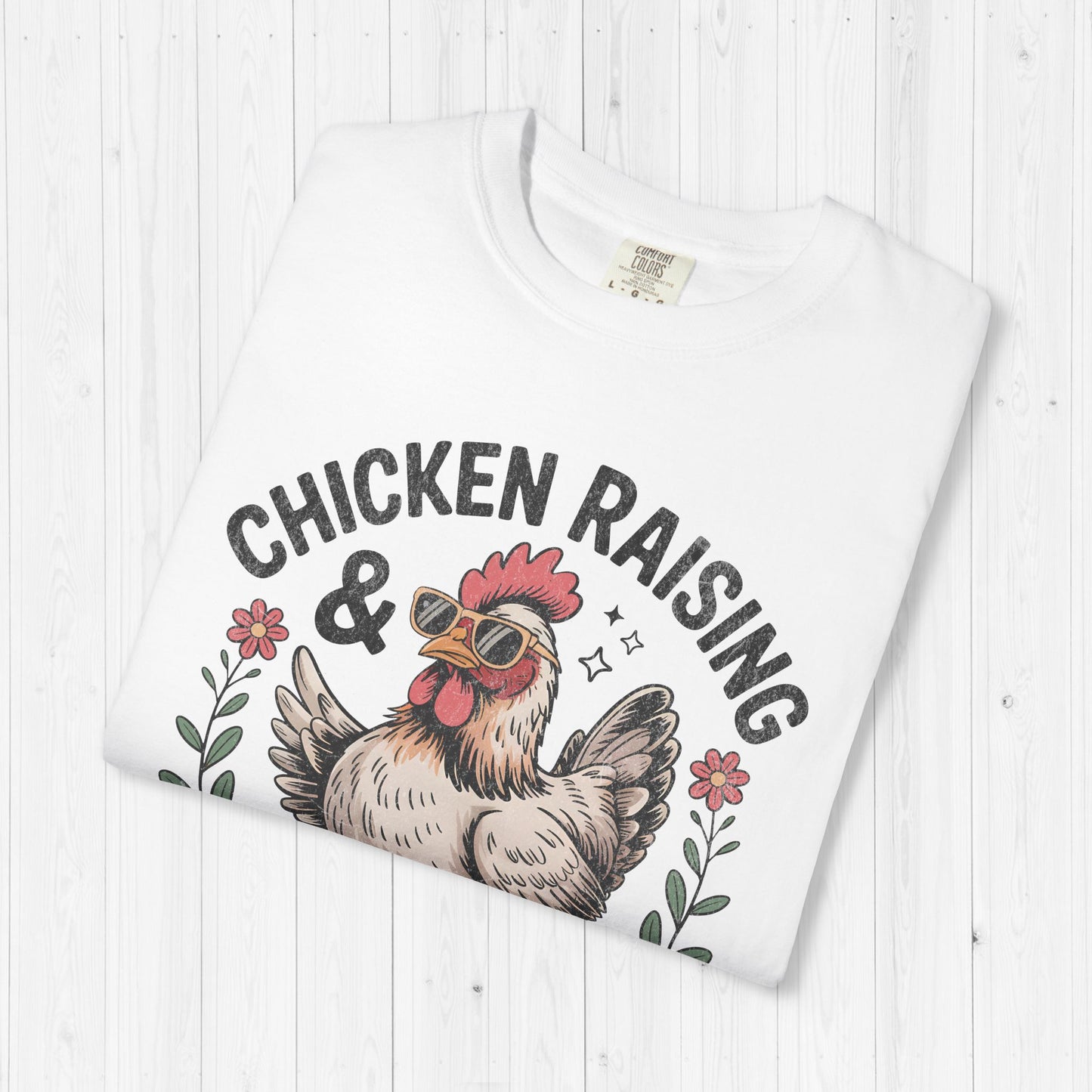 Chicken Raising Jesus Praising Funny Meme Shirt
