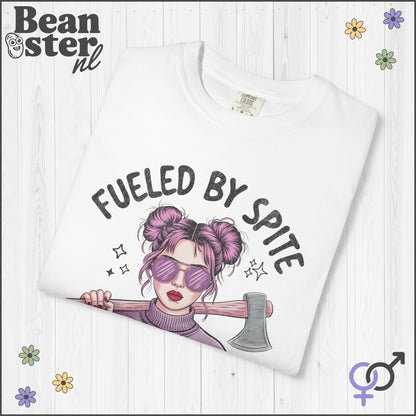 Fueled By Spite & Feminine Rage Anime Girl T-Shirt