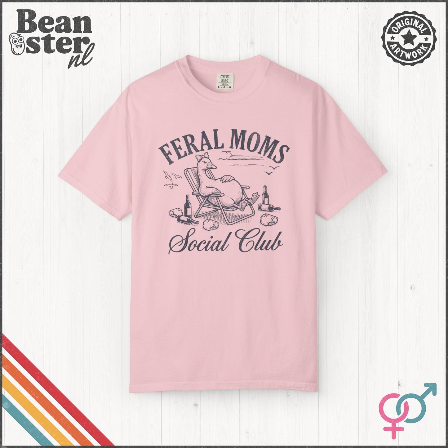 Feral Moms Social Club T-Shirt – Funny Mom Life Tee