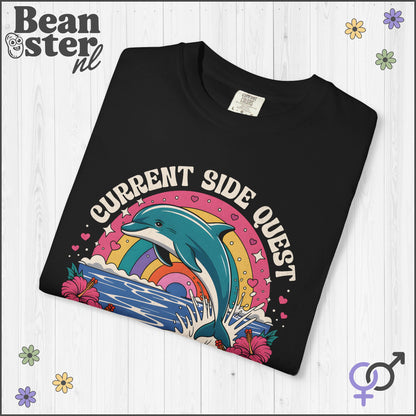 Psychedelic Dolphin ADHD Funny Graphic Tee
