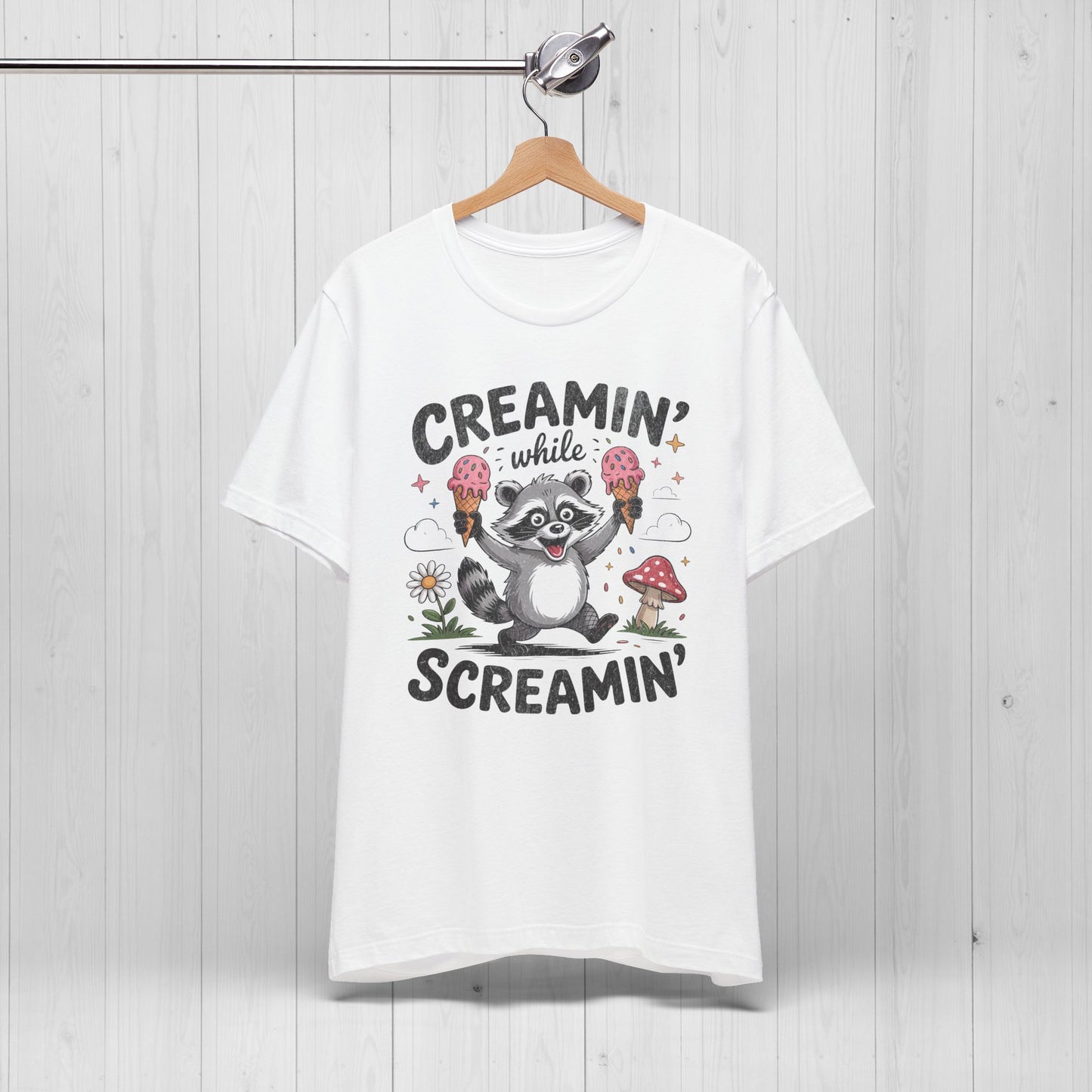 Creaming Screaming Raccoon Shirt