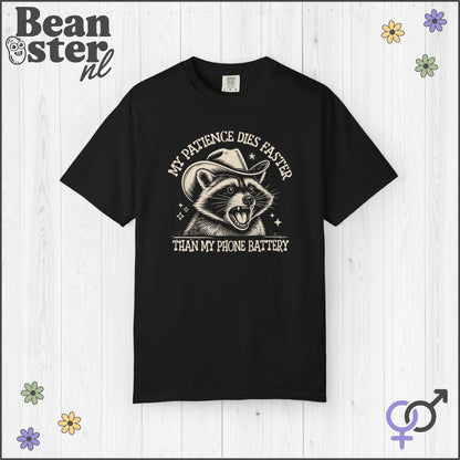 Angry Raccoon Tee – Funny Meme Pun for Gen Z Humor