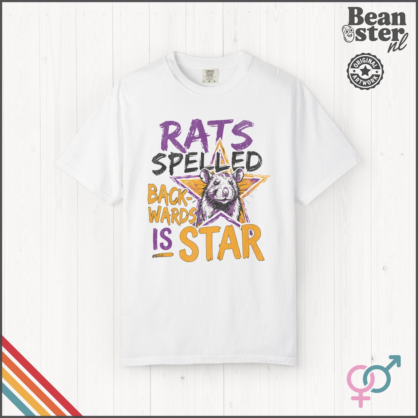 Rats Spelled Backwards Is Star Funny Animal Meme Shirt