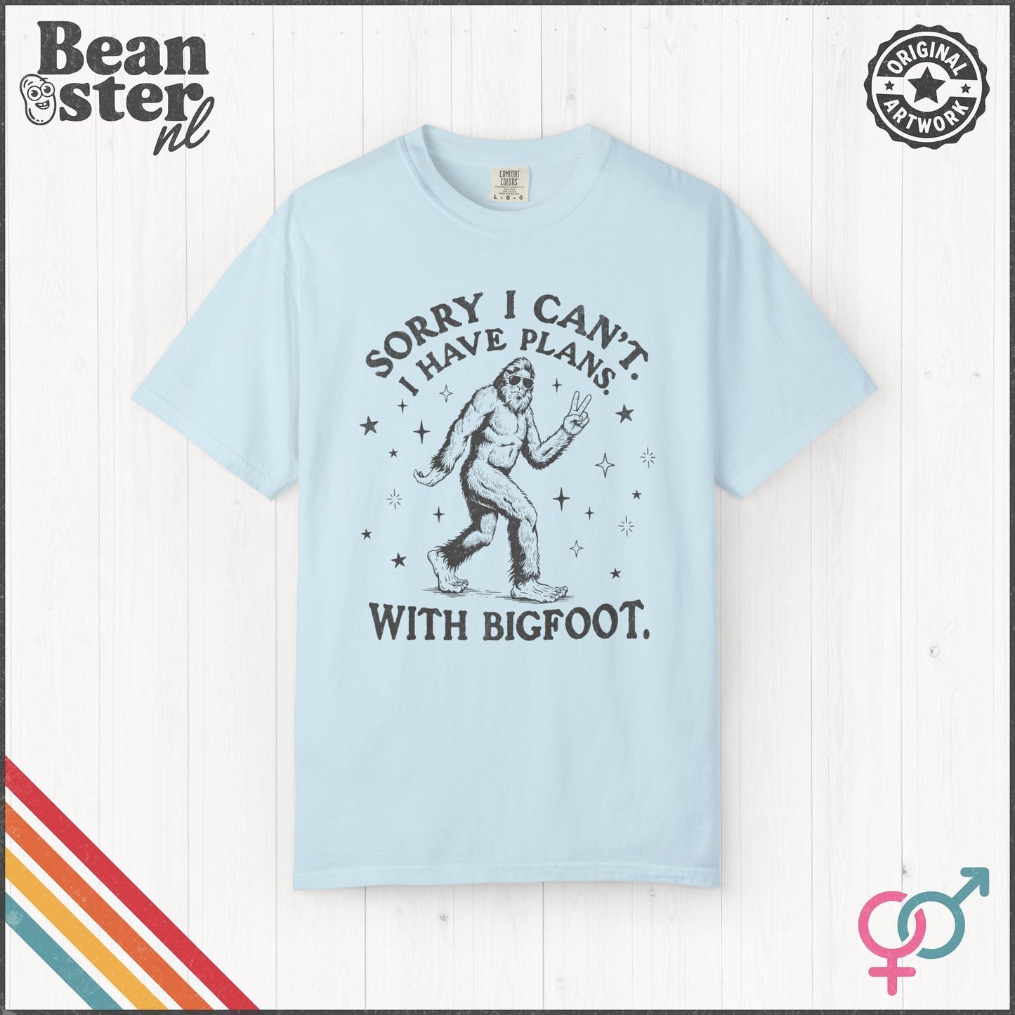 I Can't I Have Plans With Bigfoot Funny T-Shirt
