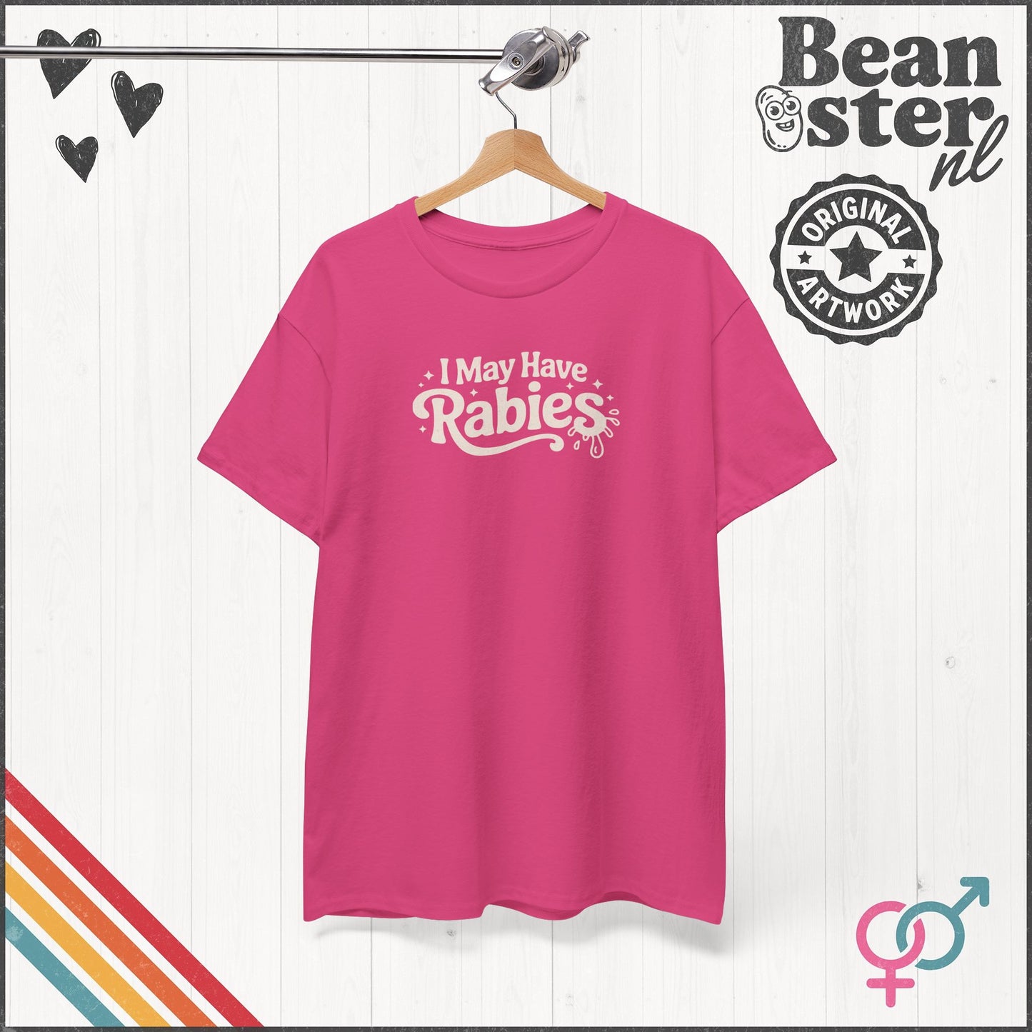 May Have Rabies T-Shirt – Funny Original Adult Graphic Tee