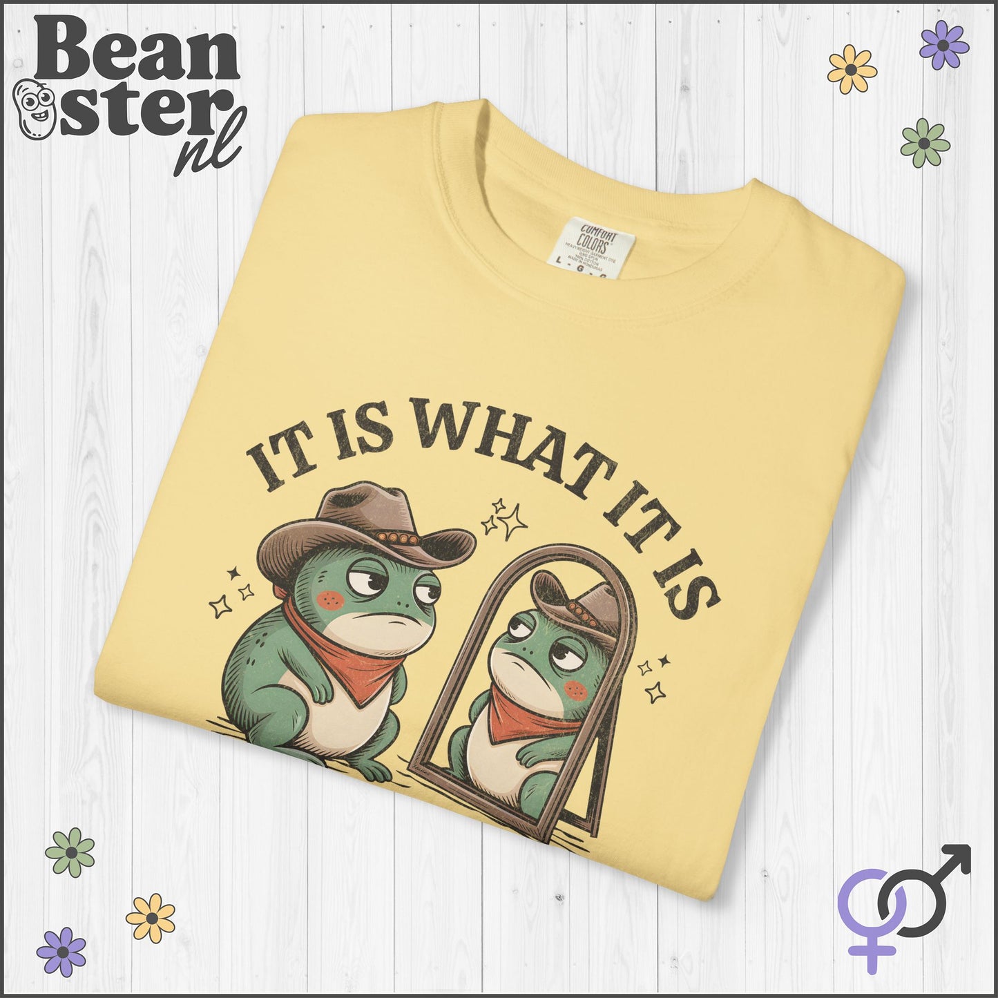 Trendy Frog Shirt – It Is That It Is Meme Tee