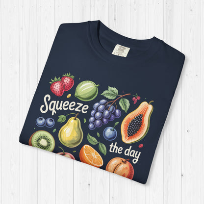 Tropical Summer Fruit Grid Shirt | Squeeze The Day