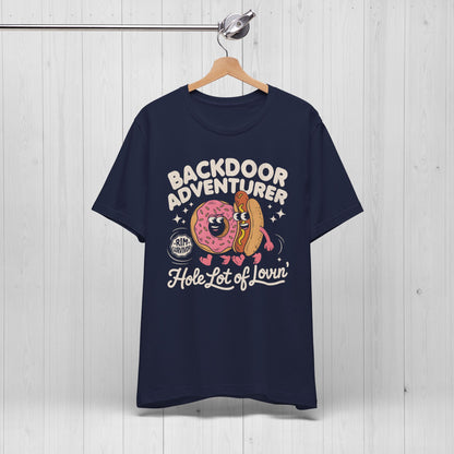 🎯Backdoor Adventurer Shirt | Donut Hotdog Tee
