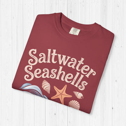 Saltwater Seashells Sunshine Tee – Vintage Beach Vibes