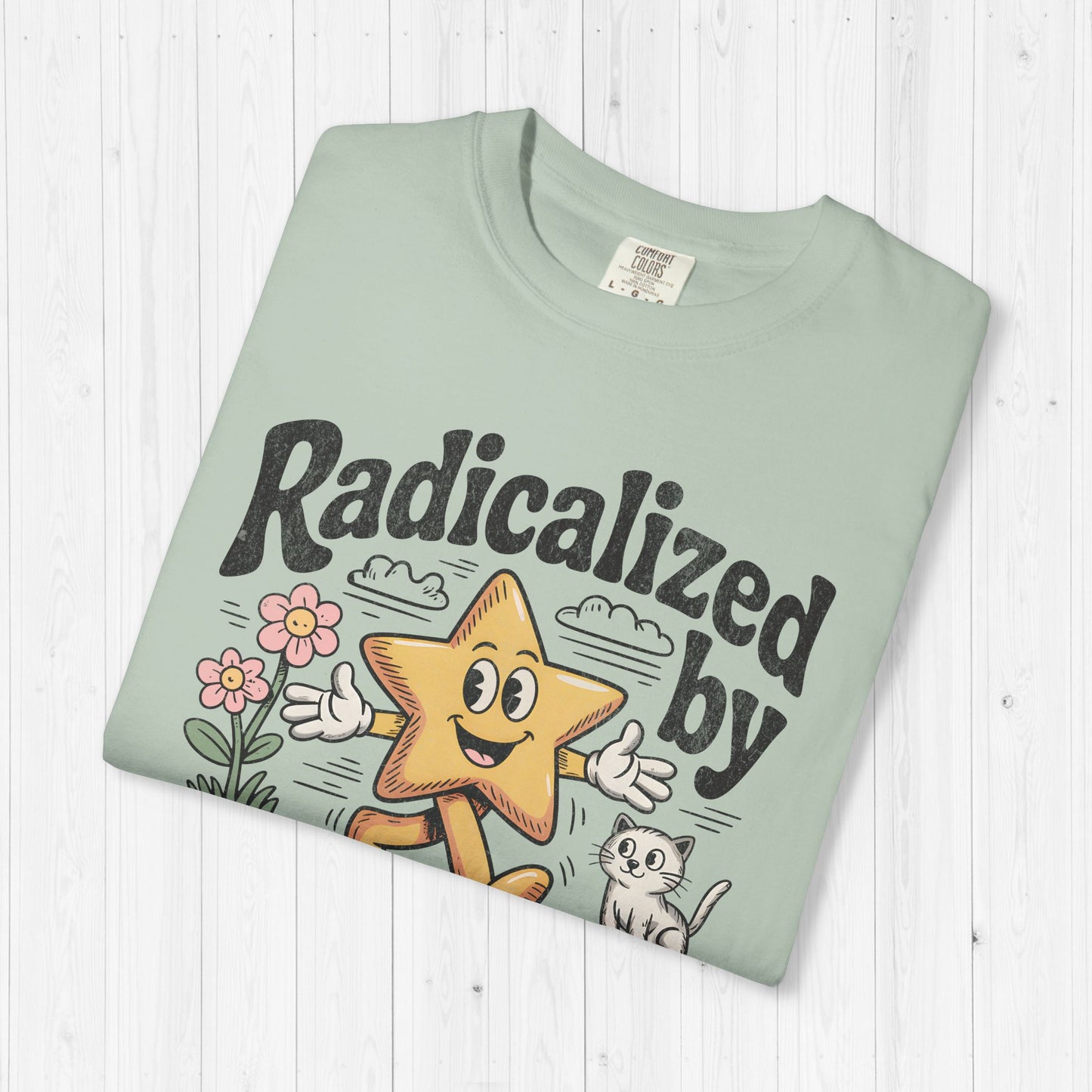 Radicalized By Basic Decency Star Graphic T-Shirt