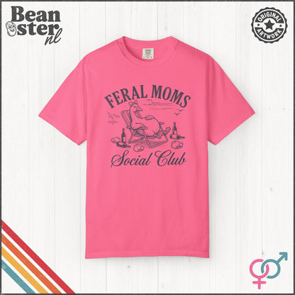 Feral Moms Social Club T-Shirt – Funny Mom Life Tee