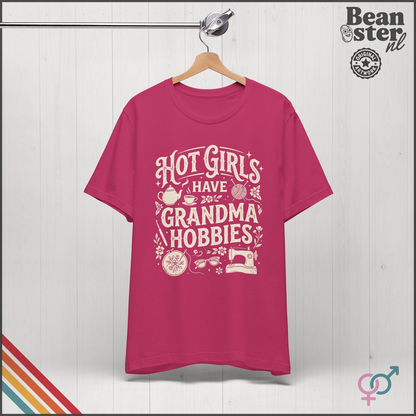 Hot Girls Have Grandma Hobbies T-Shirt | Cozy Girl Tee