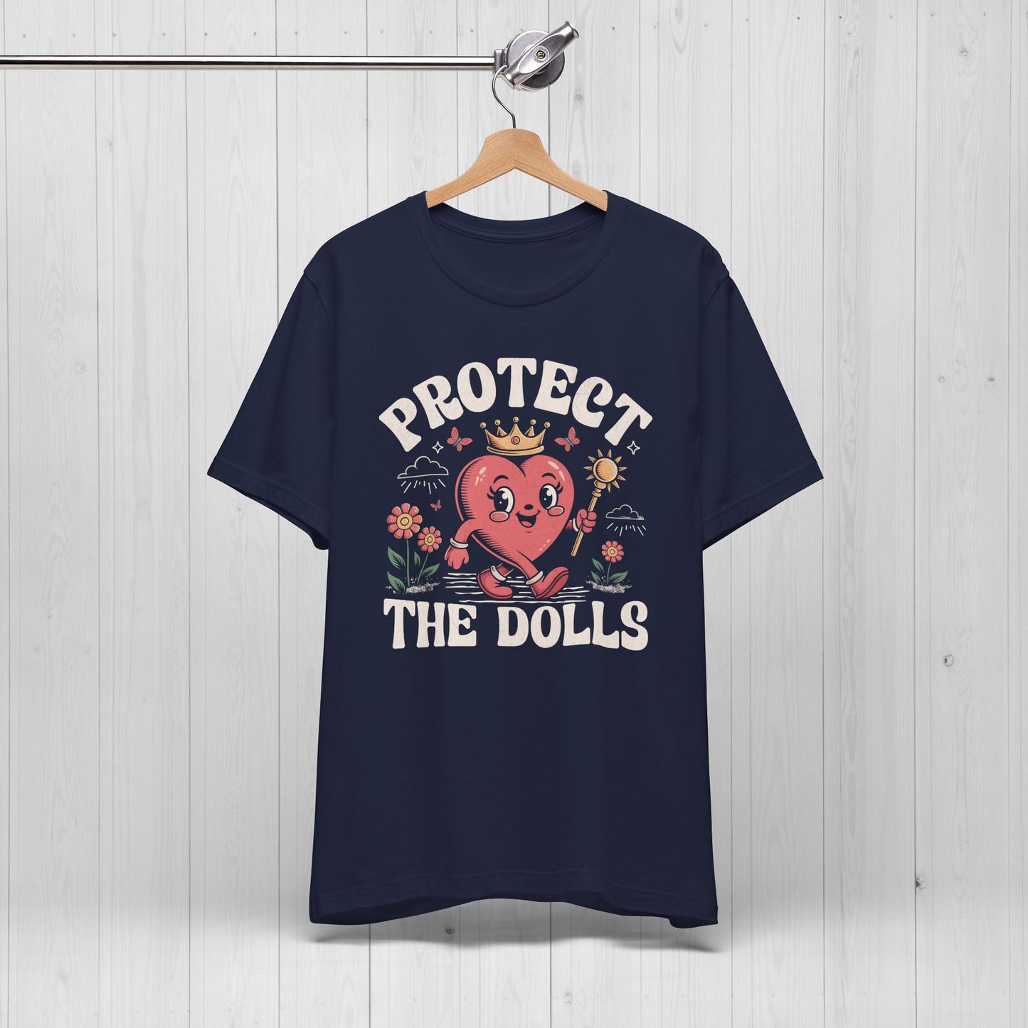 Protect The Dolls Retro Tee – LGBTQ+ Rights Shirt