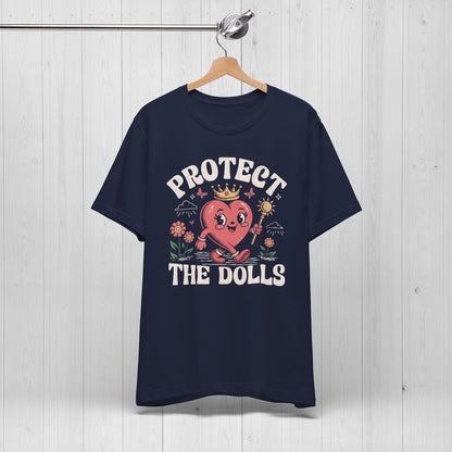 Protect The Dolls Retro Tee – LGBTQ+ Rights Shirt