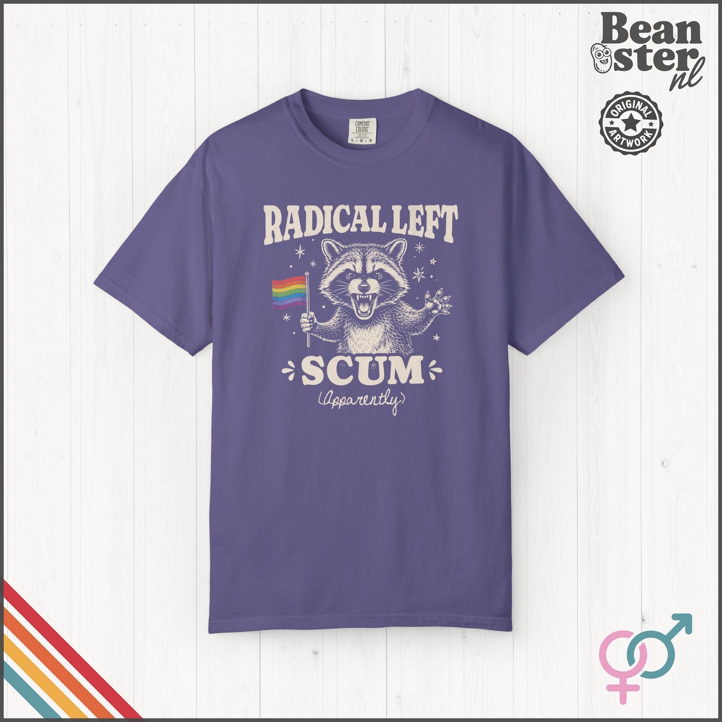 Radical Left Scum T-Shirt | Funny Political Protest Tee