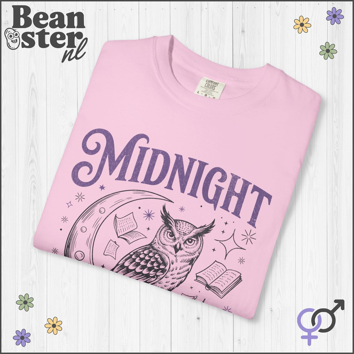 Midnight Reader Society T-Shirt – Funny Book Lover Tee