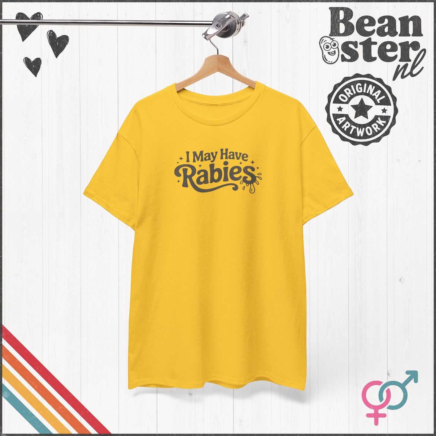 May Have Rabies T-Shirt – Funny Original Adult Graphic Tee