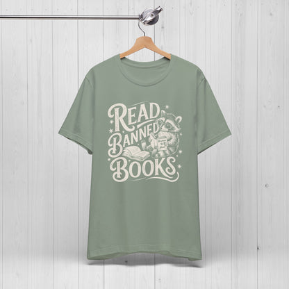 Read Banned Books Raccoon Shirt