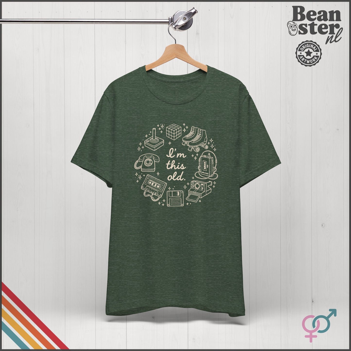 I'm This Old T-Shirt | Funny Retro Vintage Tee