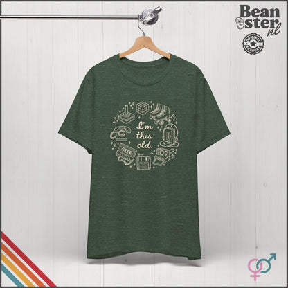 I'm This Old T-Shirt | Funny Retro Vintage Tee