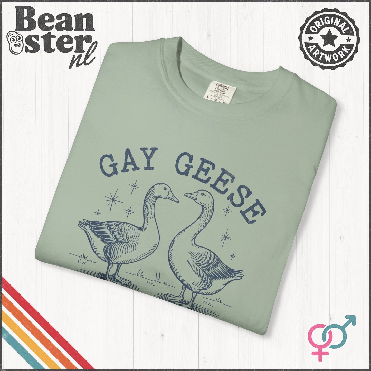 Gay Geese Funny Pride Shirt – Trendy LGBTQ Meme Tee