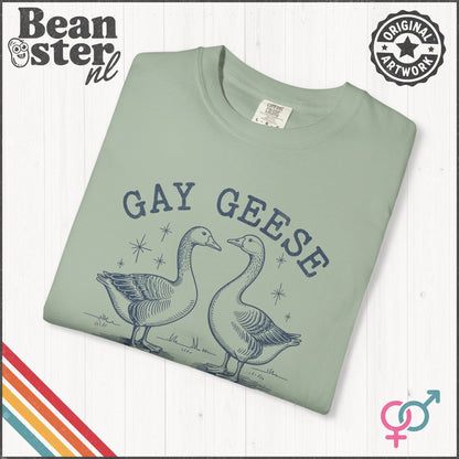 Gay Geese Funny Pride Shirt – Trendy LGBTQ Meme Tee