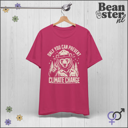 Only You Can Prevent Climate Change Ranger Bear Tee