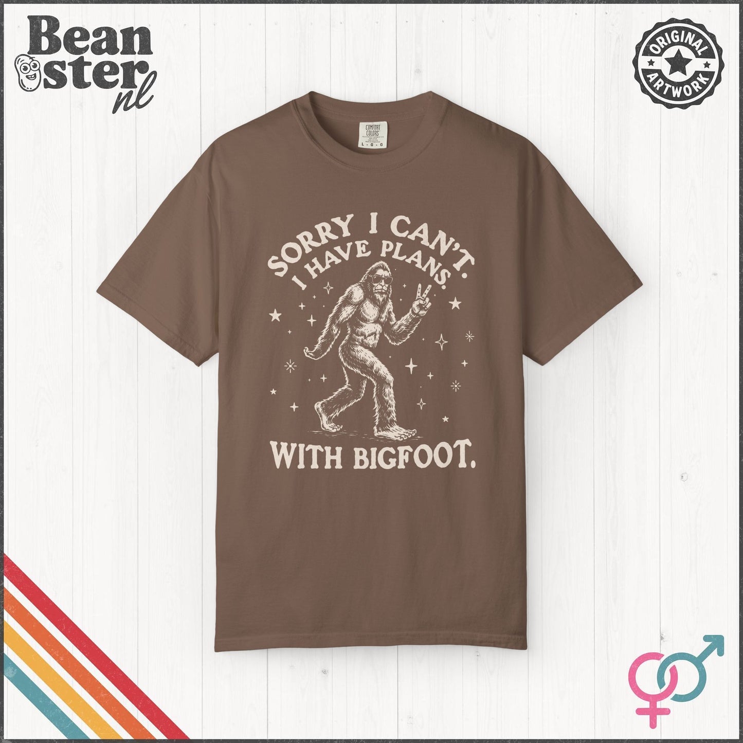 I Can't I Have Plans With Bigfoot Funny T-Shirt