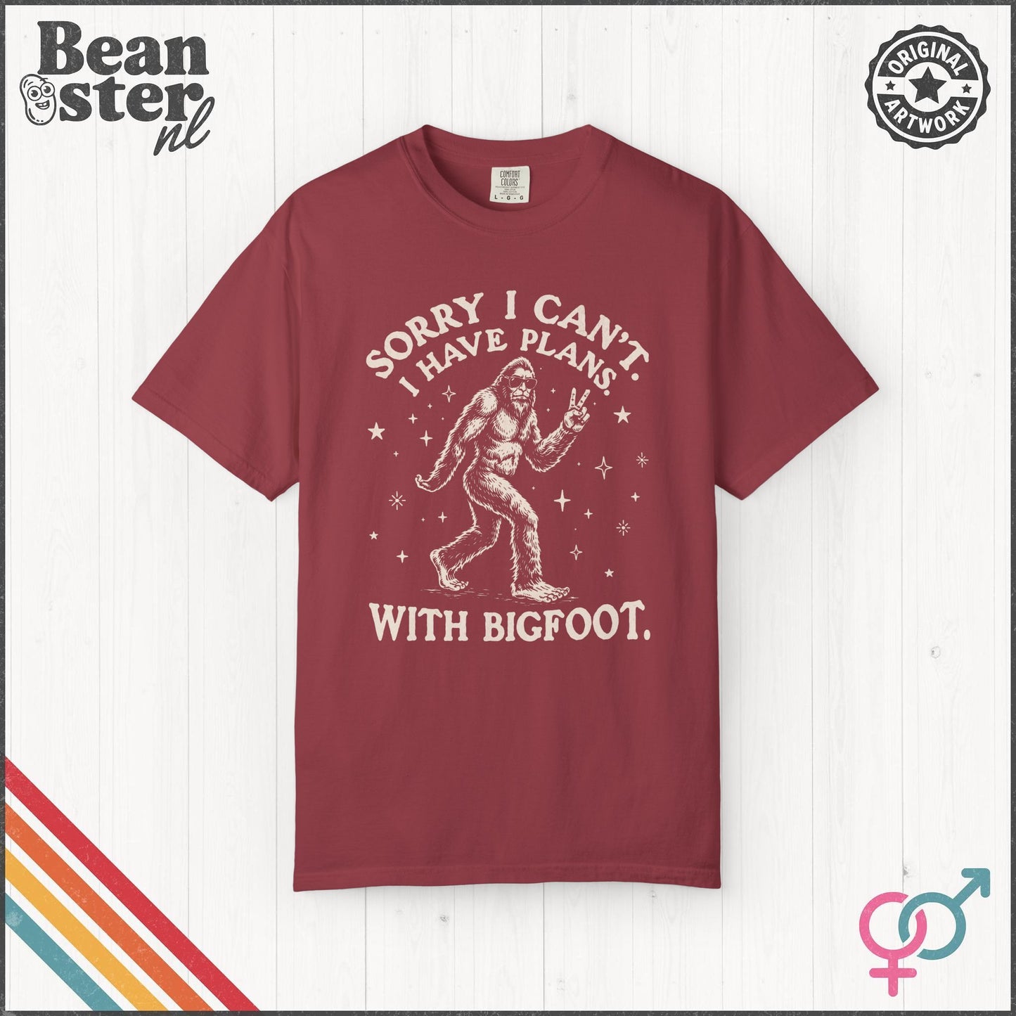 I Can't I Have Plans With Bigfoot Funny T-Shirt