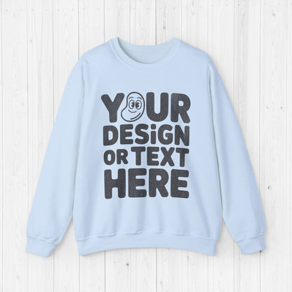 Custom Unisex Sweatshirt –  Personalized Sweater 18000