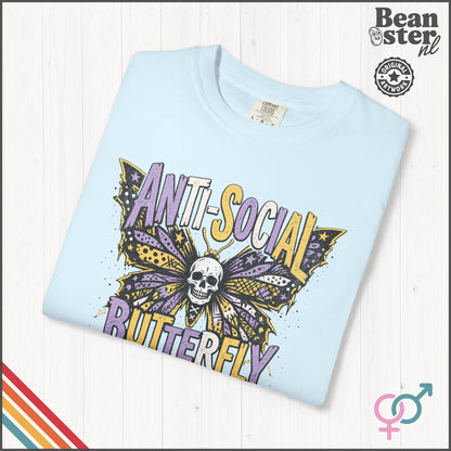 Anti Social Butterfly T-Shirt | Funny Introvert Tee