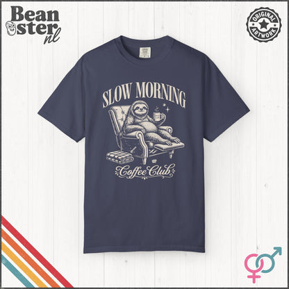 Slow Morning Coffee Club T-Shirt | Cozy Vibes Tee