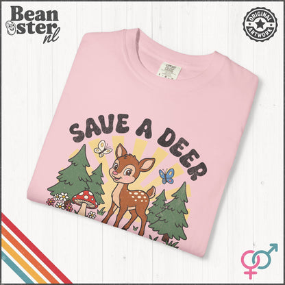 Save A Deer Hunt A Racist Funny Protest T-Shirt