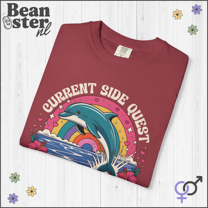 Psychedelic Dolphin ADHD Funny Graphic Tee