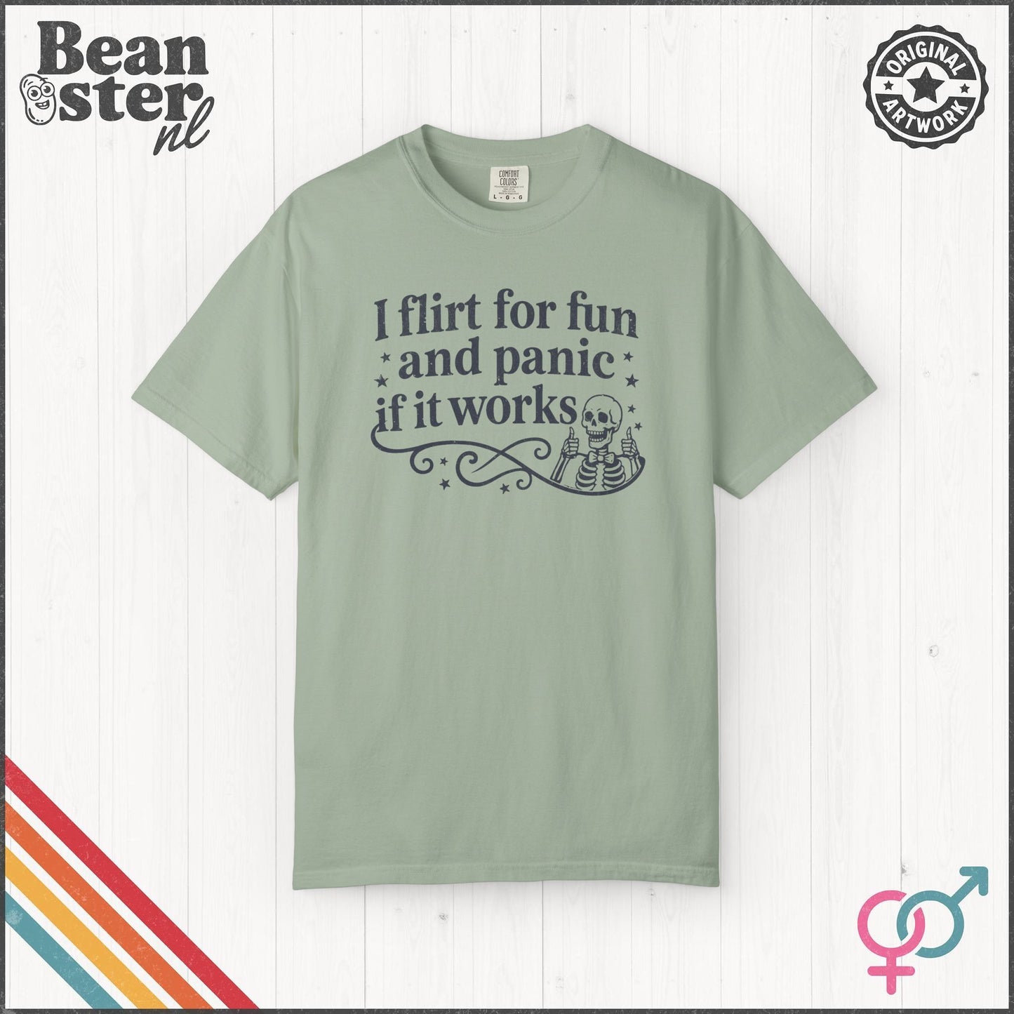I Flirt For Fun And Panic When It Works T-Shirt