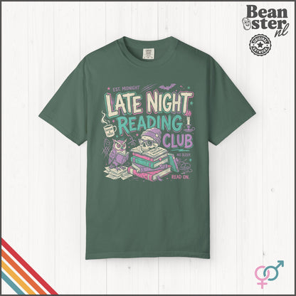 Late Night Reading Club T-Shirt | Creepy Book Lover Tee