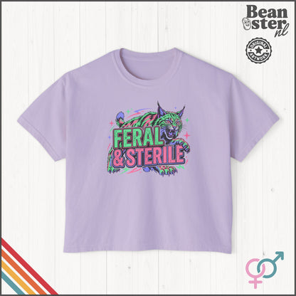 Feral and Sterile T-Shirt | Funny Childfree Lifestyle Tee