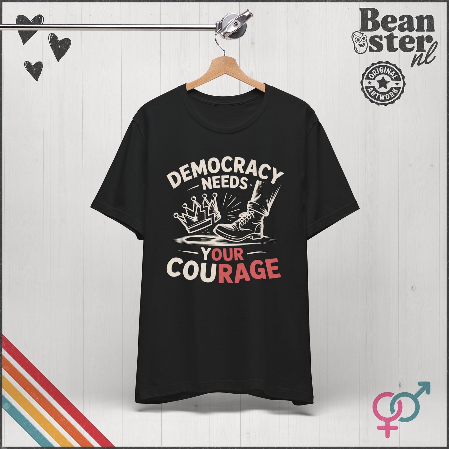 Democracy Needs Our Rage Progressive Activist T-Shirt