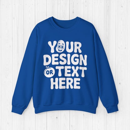 Custom Unisex Sweatshirt –  Personalized Sweater 18000