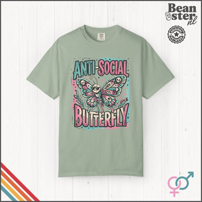 Anti Social Butterfly Funny Introvert T-Shirt