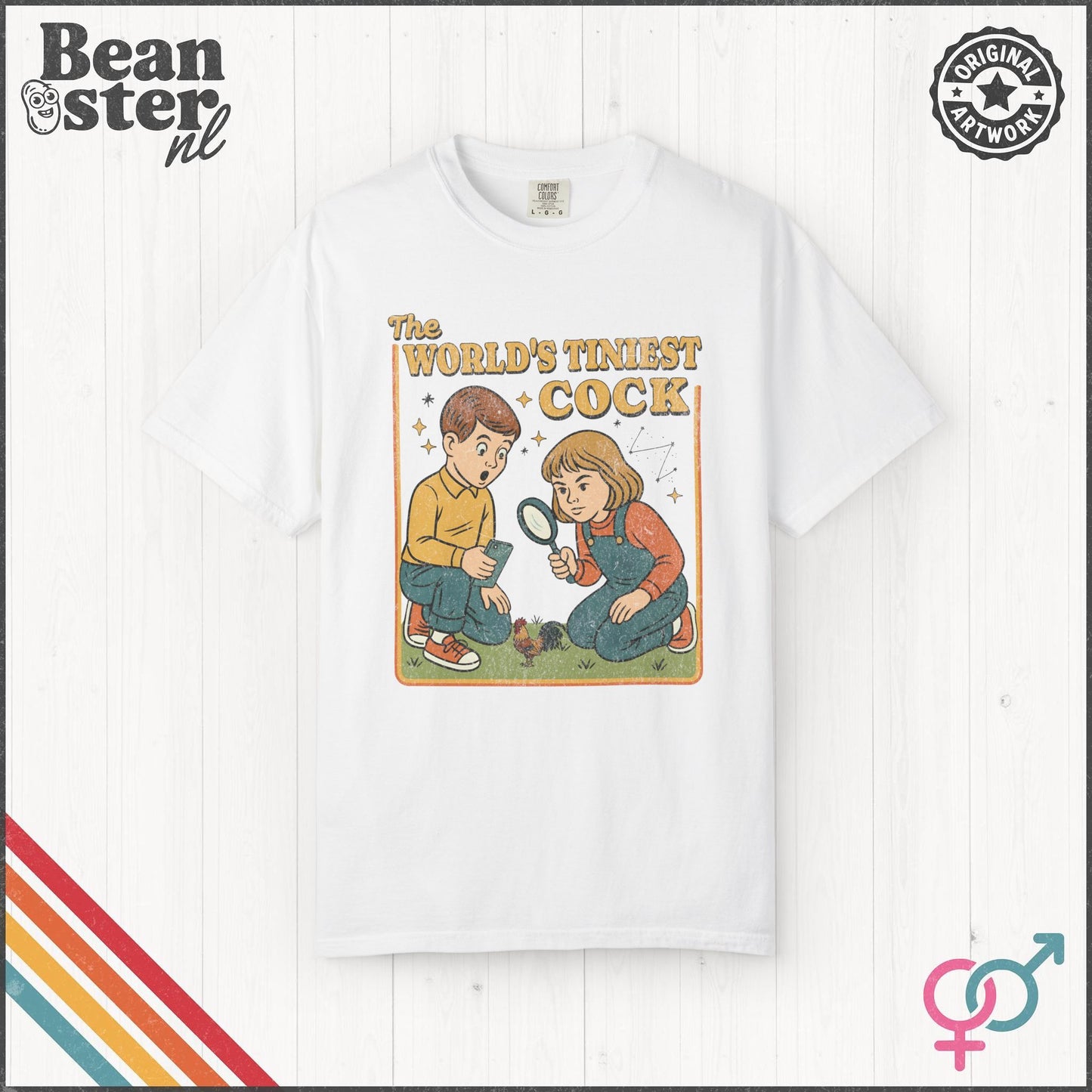 World’s Tiniest Cock Shirt - Retro Funny Adult Humor Tee