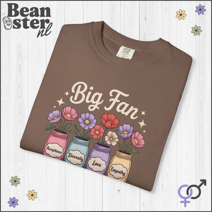 Cute Jar Graphic Tee – Human Rights Flower Slogan Shirt